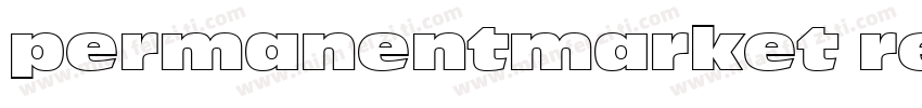 permanentmarket regu字体转换